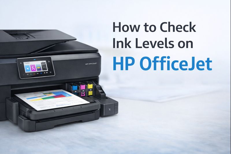 How to Check Ink Levels on HP OfficeJet