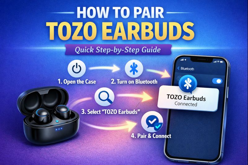 How to Pair TOZO Earbuds: Quick Step-by-Step Guide