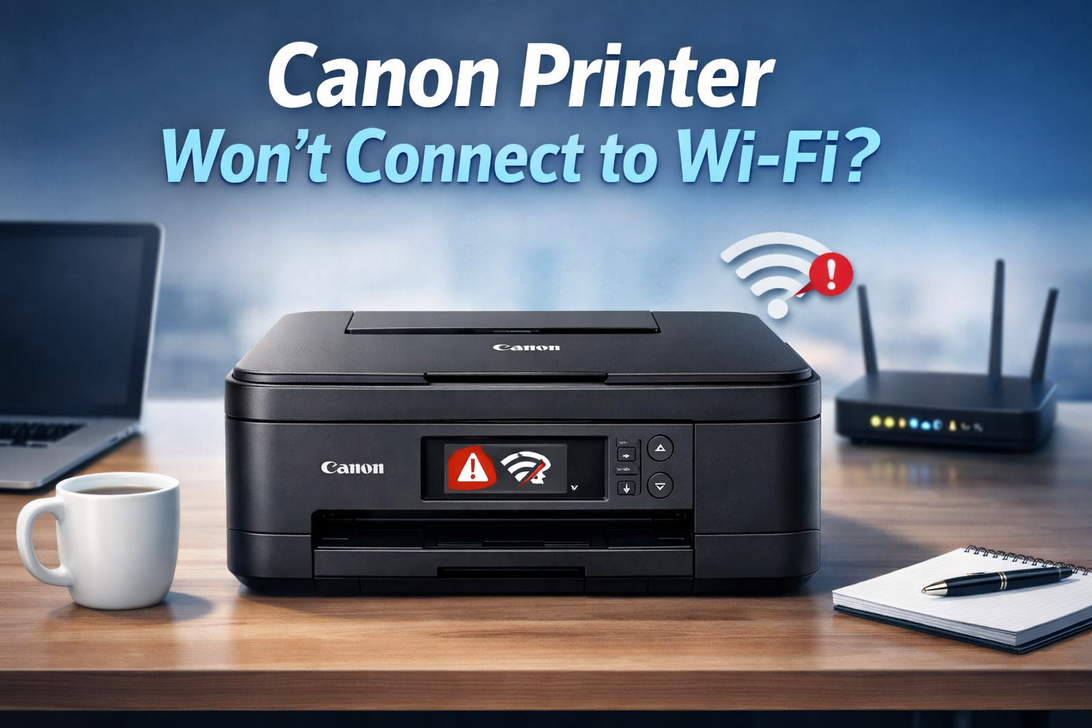 My Canon Printer Won't Connect to Wi-Fi. What Should I Do?