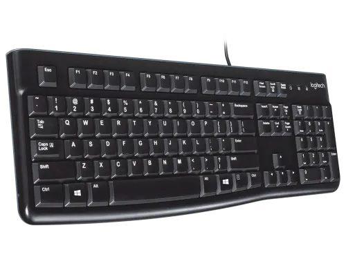 Logitech K120 Corded Keyboard Black – Bilingual