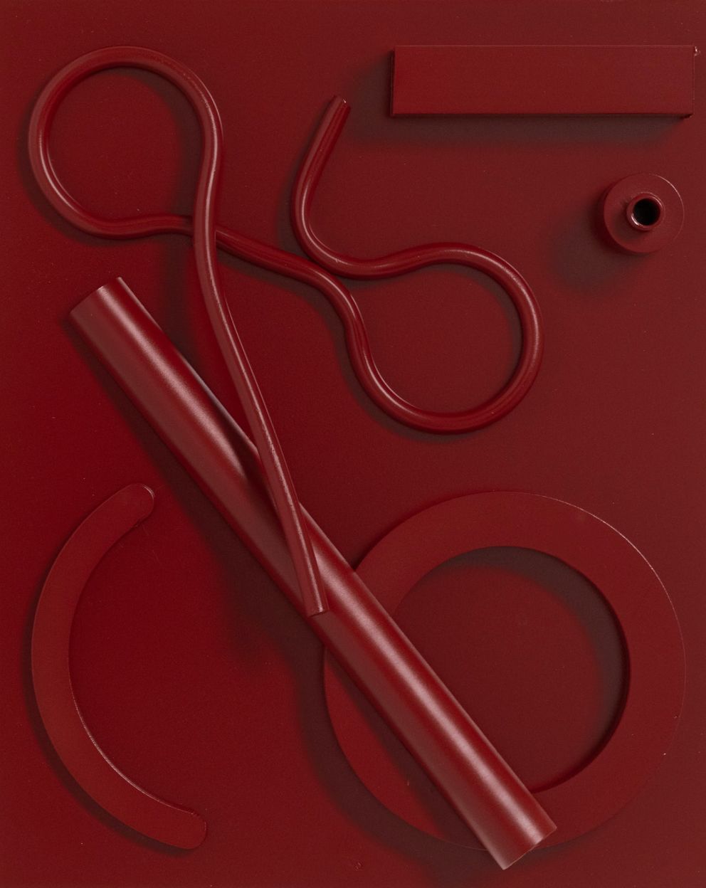 Metal Sample: Bookish Red Metal Sample: Bookish Red