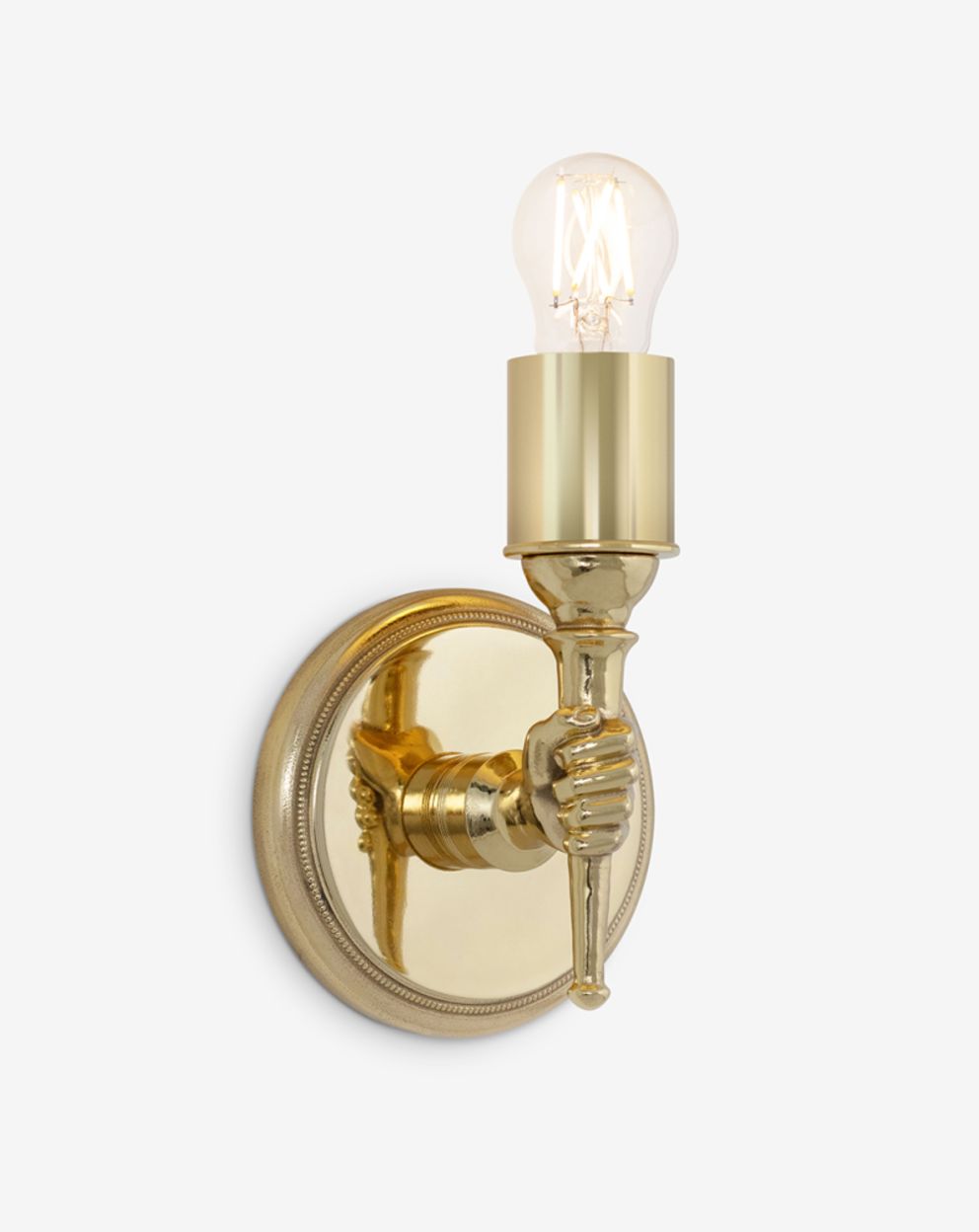 Hicks One Light Wall Sconce in Hand-Rubbed Antique Brass