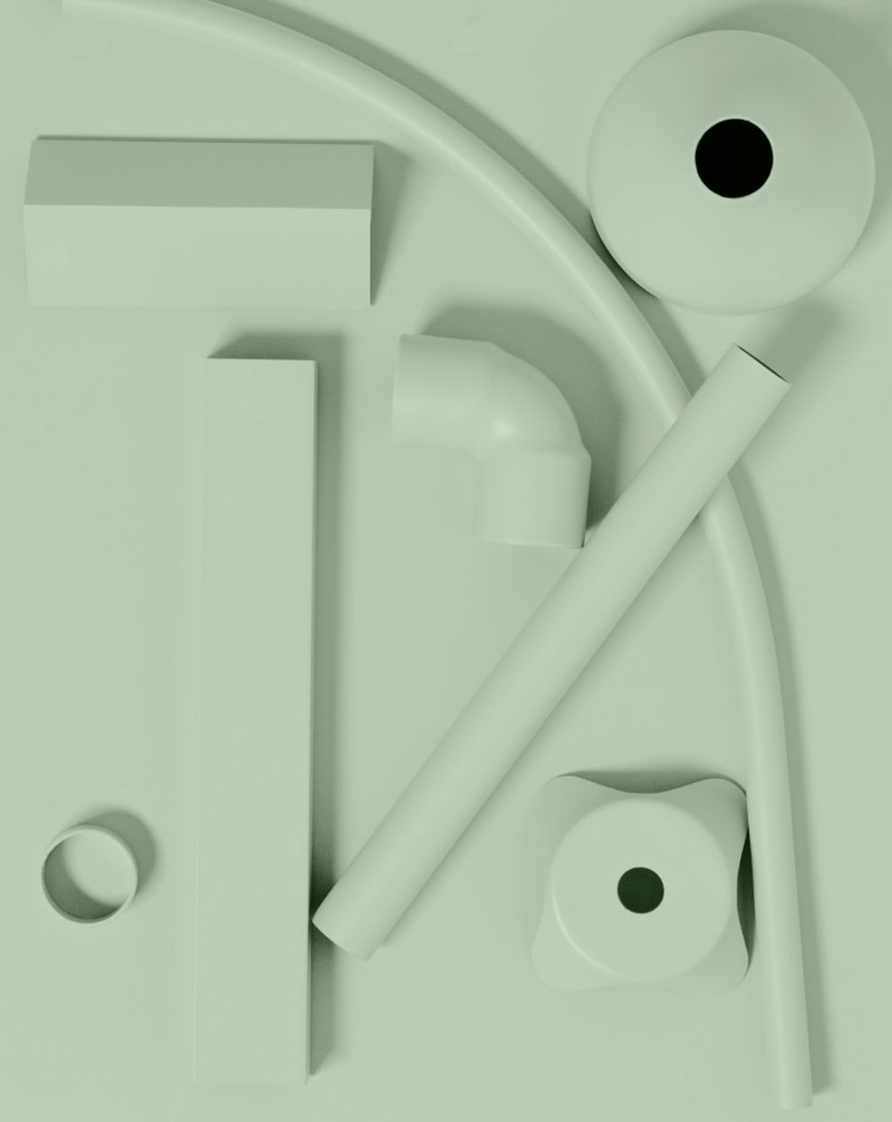 Metal Sample: Gallery Green