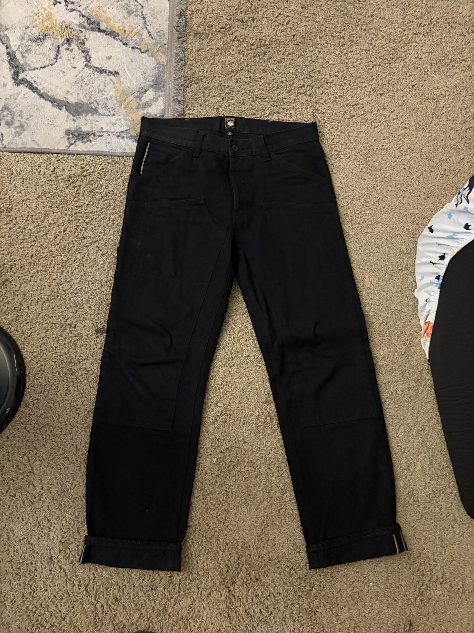 Brave Star Selvage Die hard onyx double black 14 oz