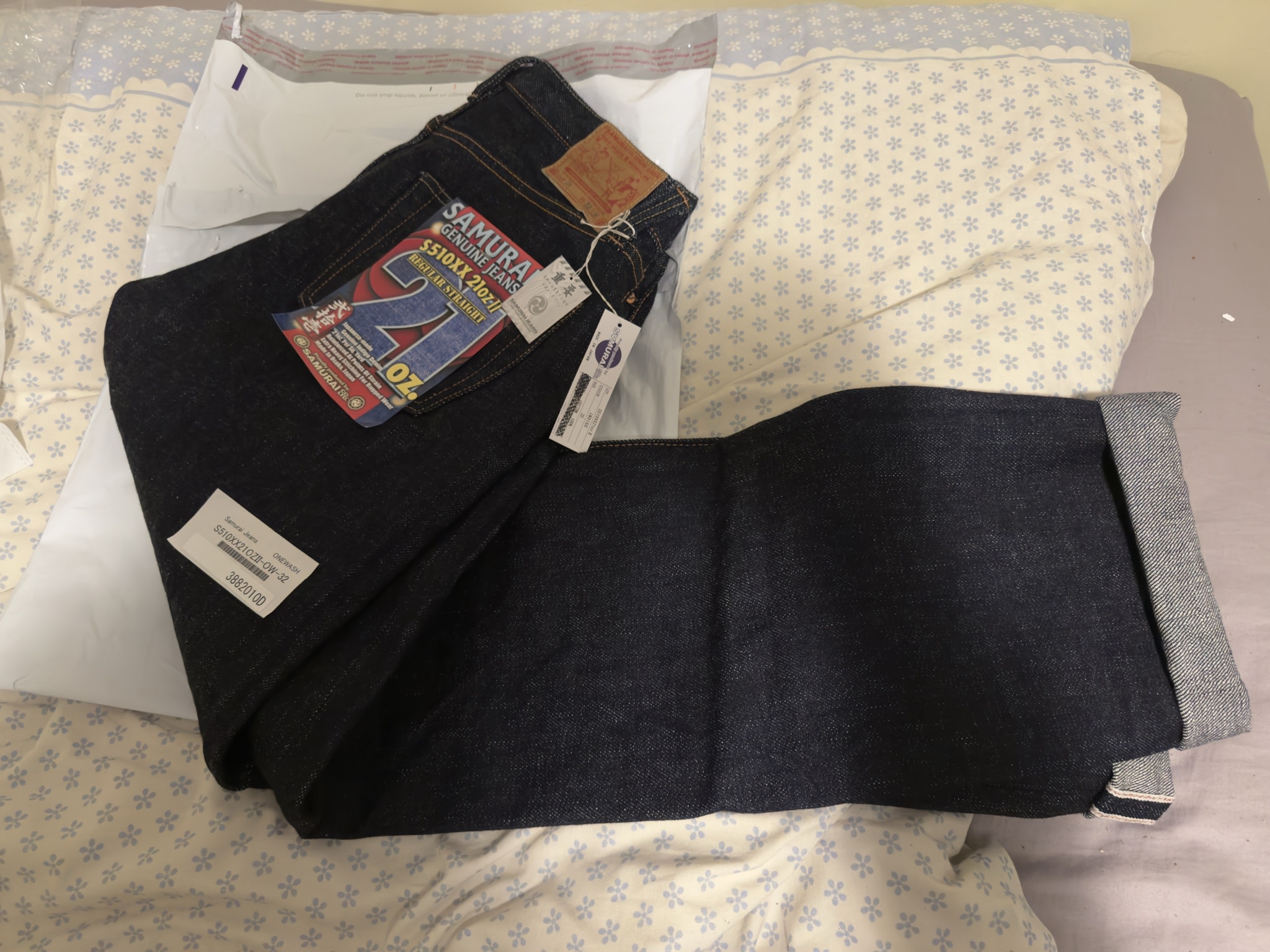 Samurai Jeans S510XX21ozII 21oz CHO-KIWAMI Regular Straight-One Wash