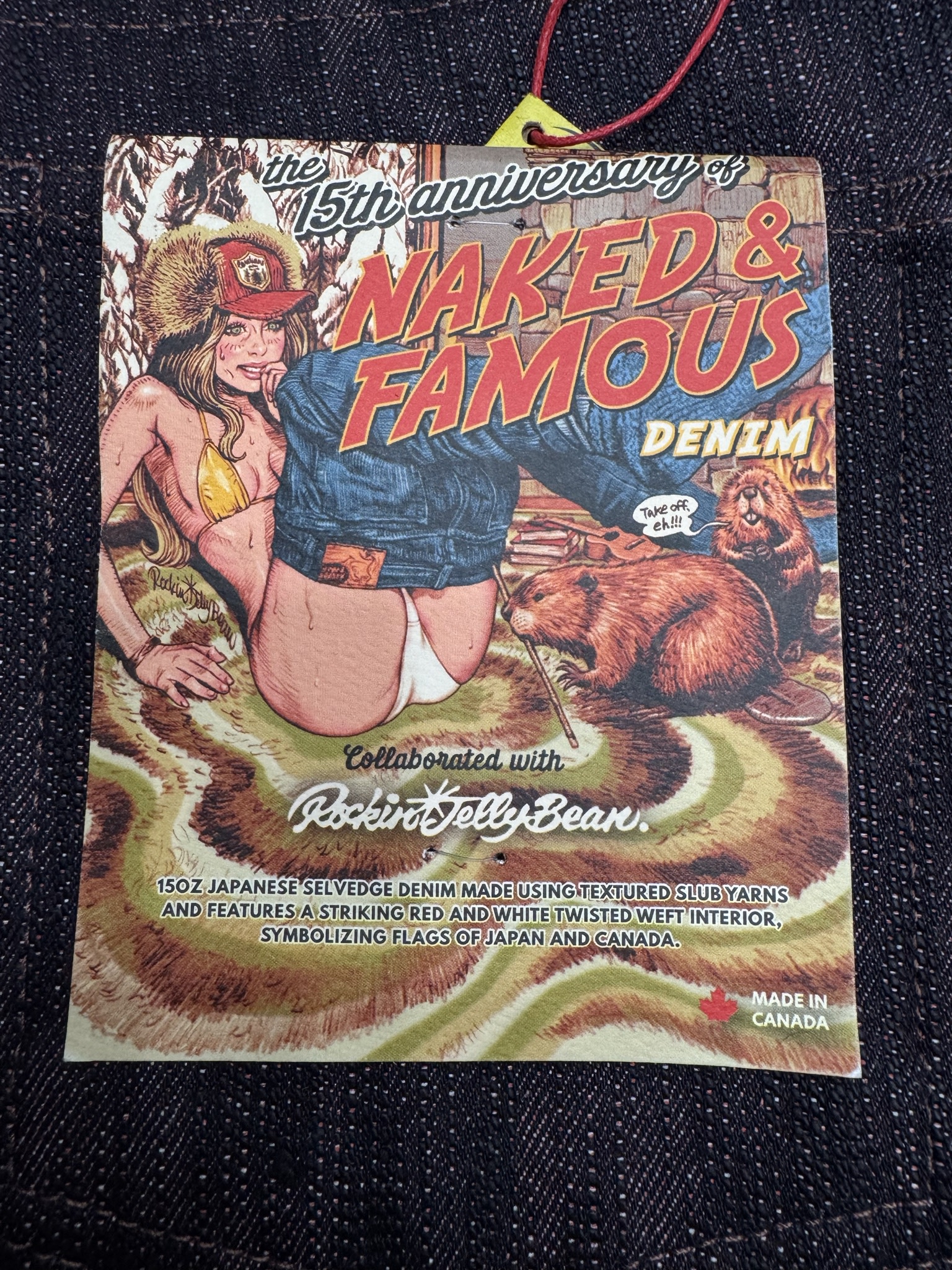 Naked & Famous Denim 15th Anniversary X Rockin’ Jelly Bean
