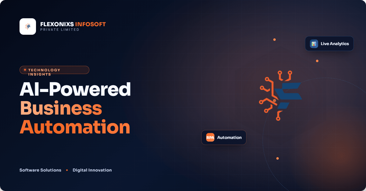 AI Automation Services by Flexonixs Infosoft Pvt. Ltd.