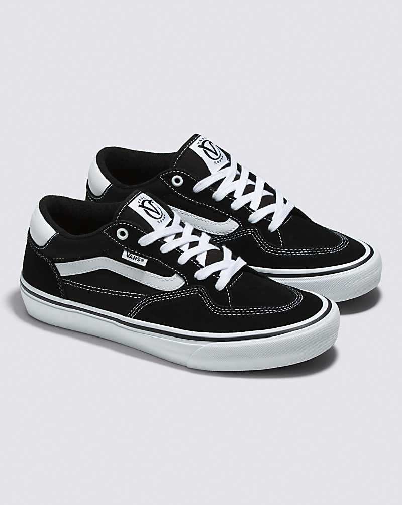 Vans Rowan Black & White with Double Laces