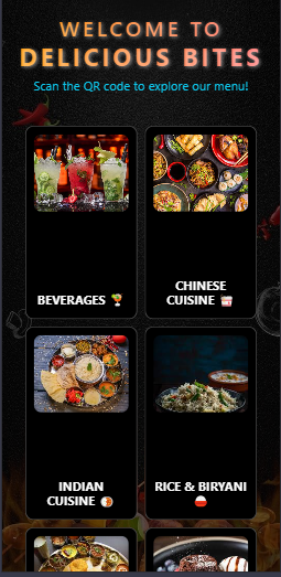 Digital Menu