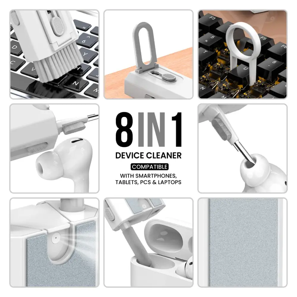 Portronics Clean M Multifunctional 8-in-1 Gadget Cleaning Kit image 2