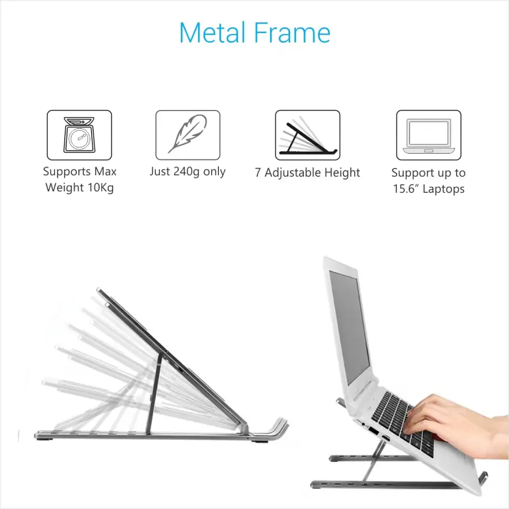 Portronics My Buddy K Adjustable Laptop Stand image 2