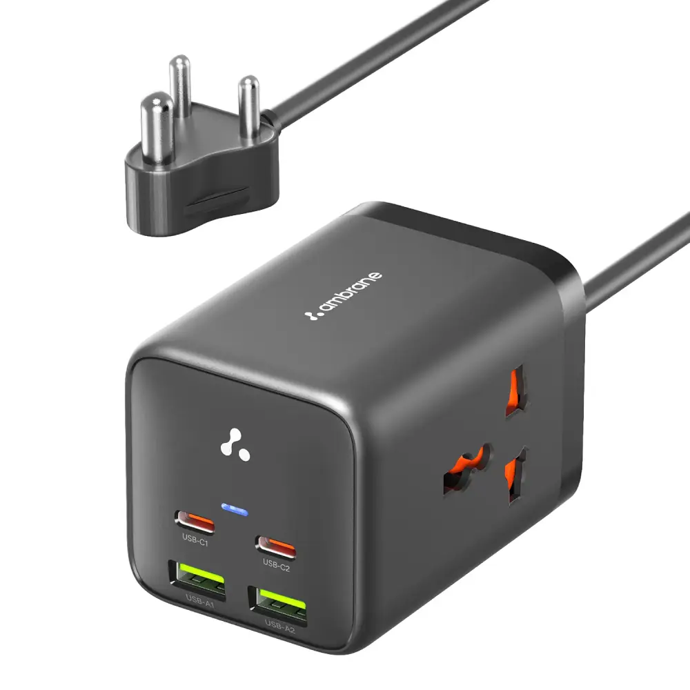 Ambrane Charge Hub 65 6-in-1 Charging Station