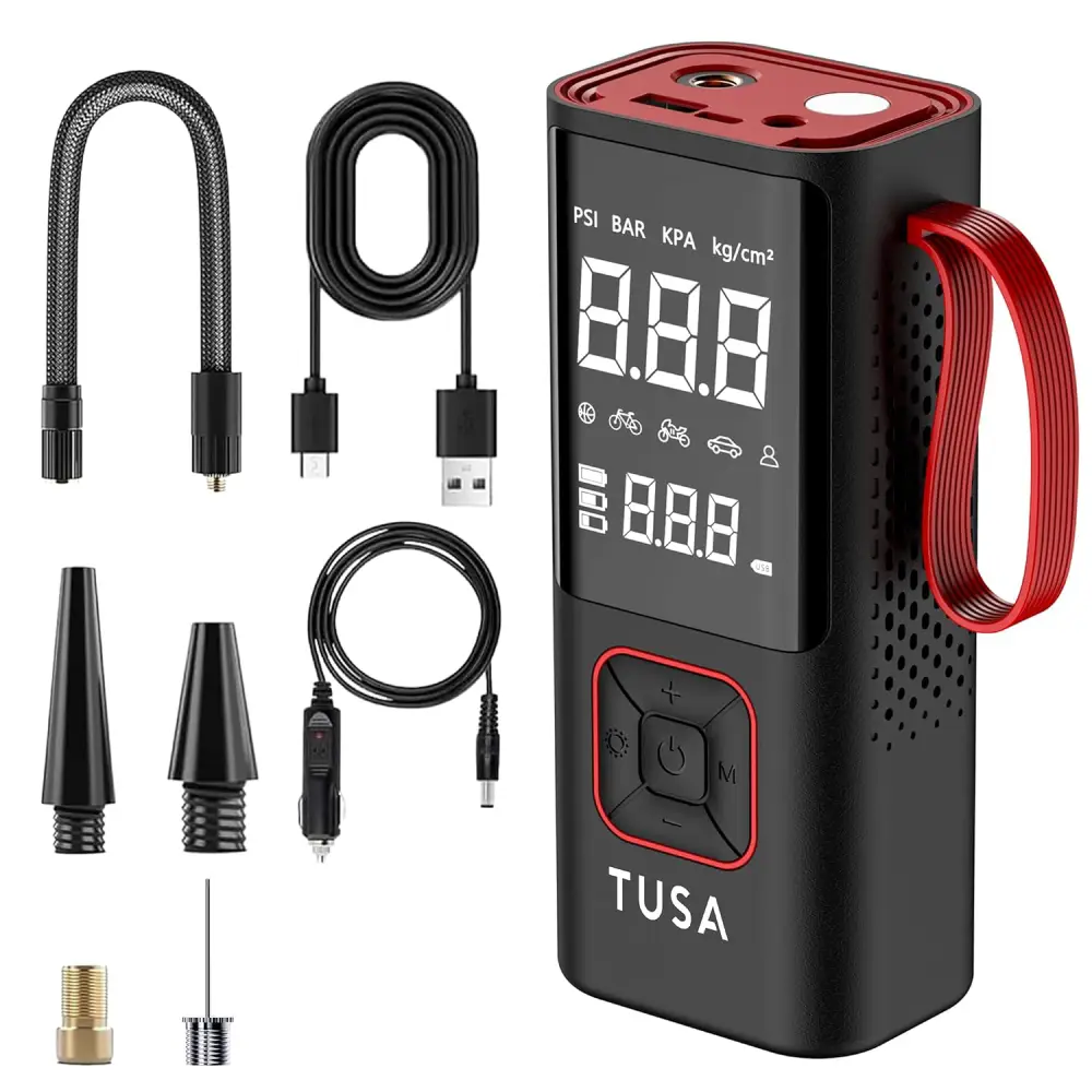 TUSA Storm X Cordless Tyre Inflator - Wired + Wireless