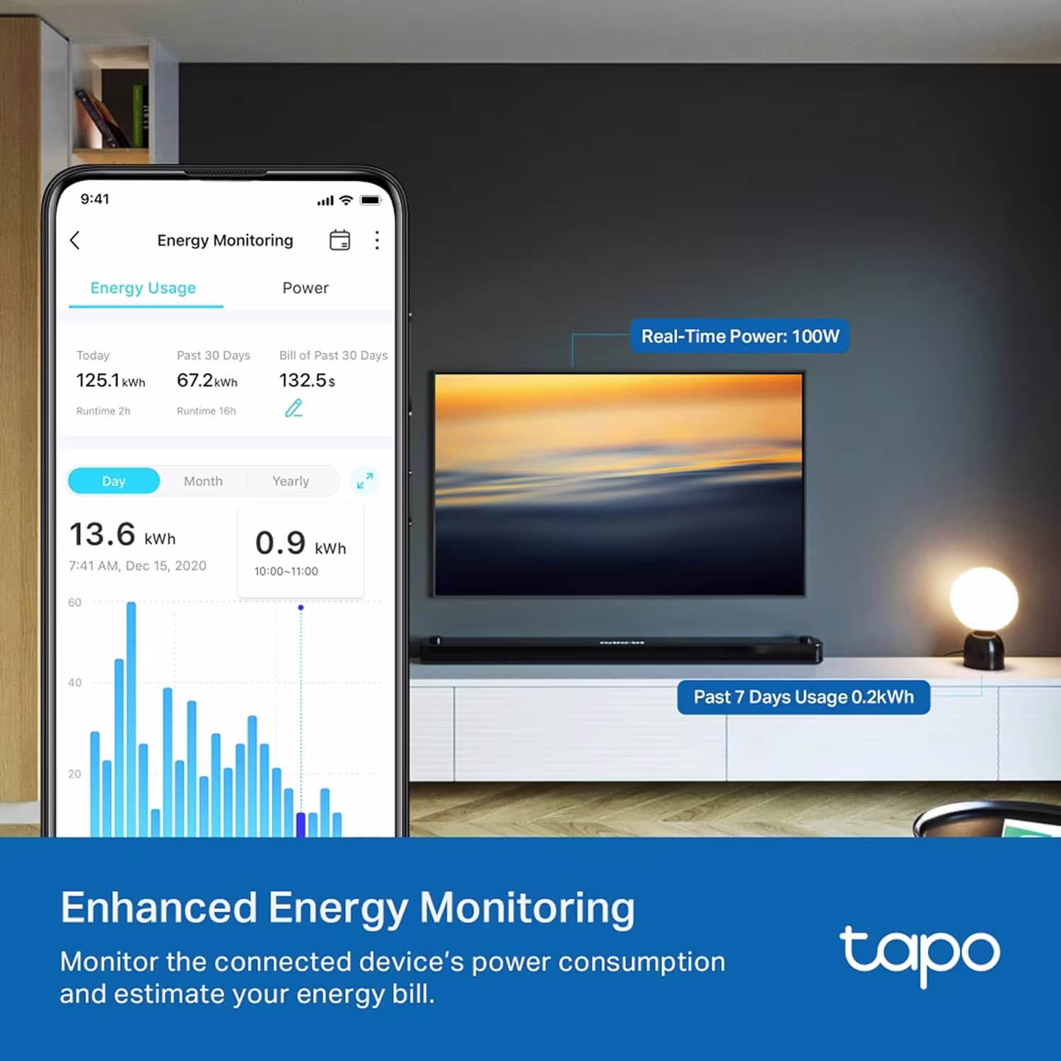Tapo P110 16A Wi-Fi Smart Plug image 3