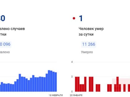 В Красноярском крае за сутки коронавирус обнаружен у 130 человек