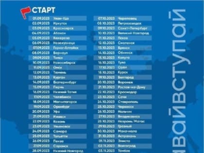 В Красноярске пройдет Всероссийский марафон #ДавайВступай