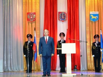 Партийцы поздравили Александра Клименко со вступлением в должность главы Минусинского района