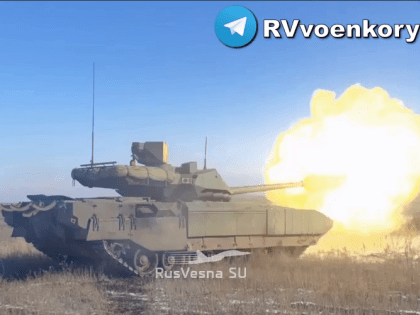 Армия России применяет новейшие танки Т-14 "Армата" на фронте СВО