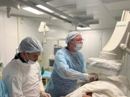 В Минусинске провели первую высокотехнологичную операцию по стентированию артерий