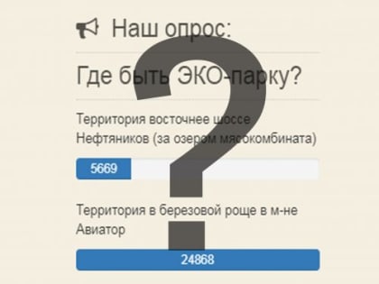 Технические накрутки при голосовании неприемлемы: общественный выбор определения территории будущего ЭКО-парка приостановлен