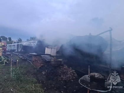 В городе Бородино сгорел частный жилой дом, один человек погиб