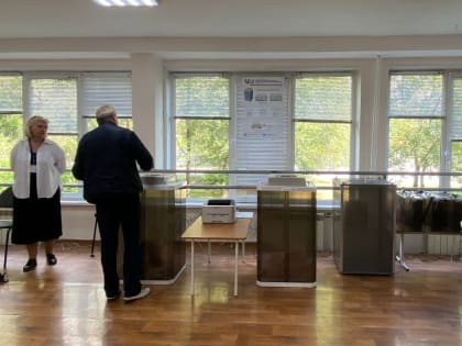 В Красноярске завершается первый день голосования
