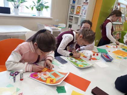 Открытка в новой технике