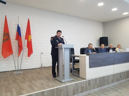 Начальник МУ МВД представил Совету депутатов Железногорска отчет о работе за прошлый год