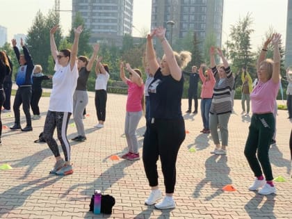 Красноярцы могут присоединиться к утренним зарядкам на открытом воздухе