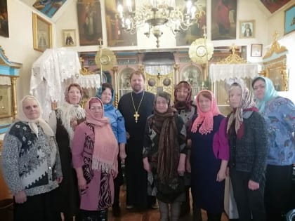 В Никольском храме села Большой Улуй прошло занятие факультета 