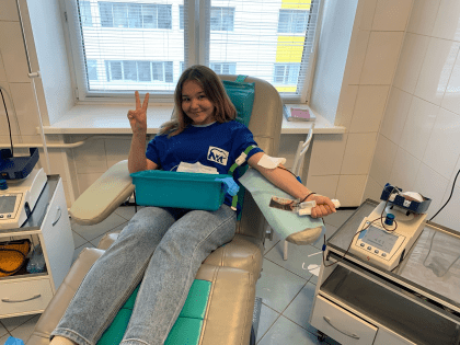 «Молодая Гвардия» Красноярска приняла участие в донорской акции