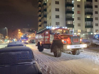 В столице Хакасии пожарные эвакуировали из дома 87 человек
