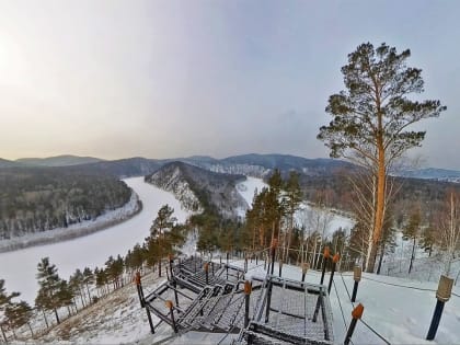 На Манской петле в Красноярском крае достроят лестницу