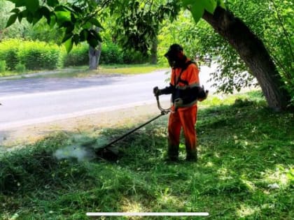 БУДНИ НАШЕГО ГОРОДА: ежедневно более 3 специализированных бригад выходят на покос травы в Ачинске 