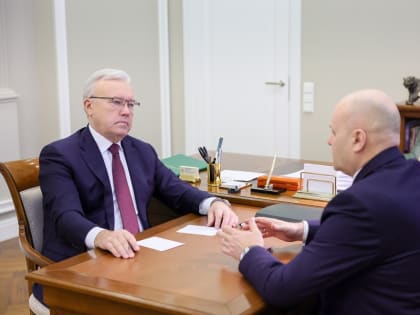 Александр Усс обсудил развитие Красноярска  с мэром города