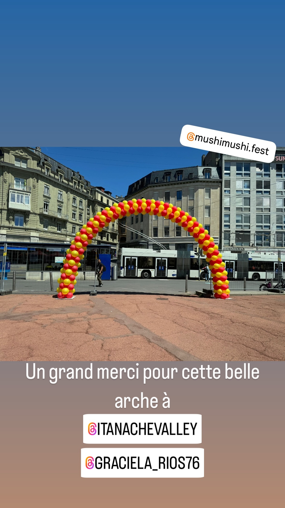 Mushi Mushi Arco de Globos