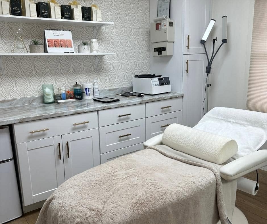 Private med spa treatment room for rent inside Tantrum Hair Salon