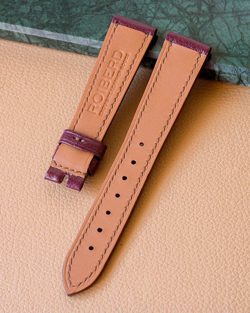 Bordeaux Goatskin Watch Strap