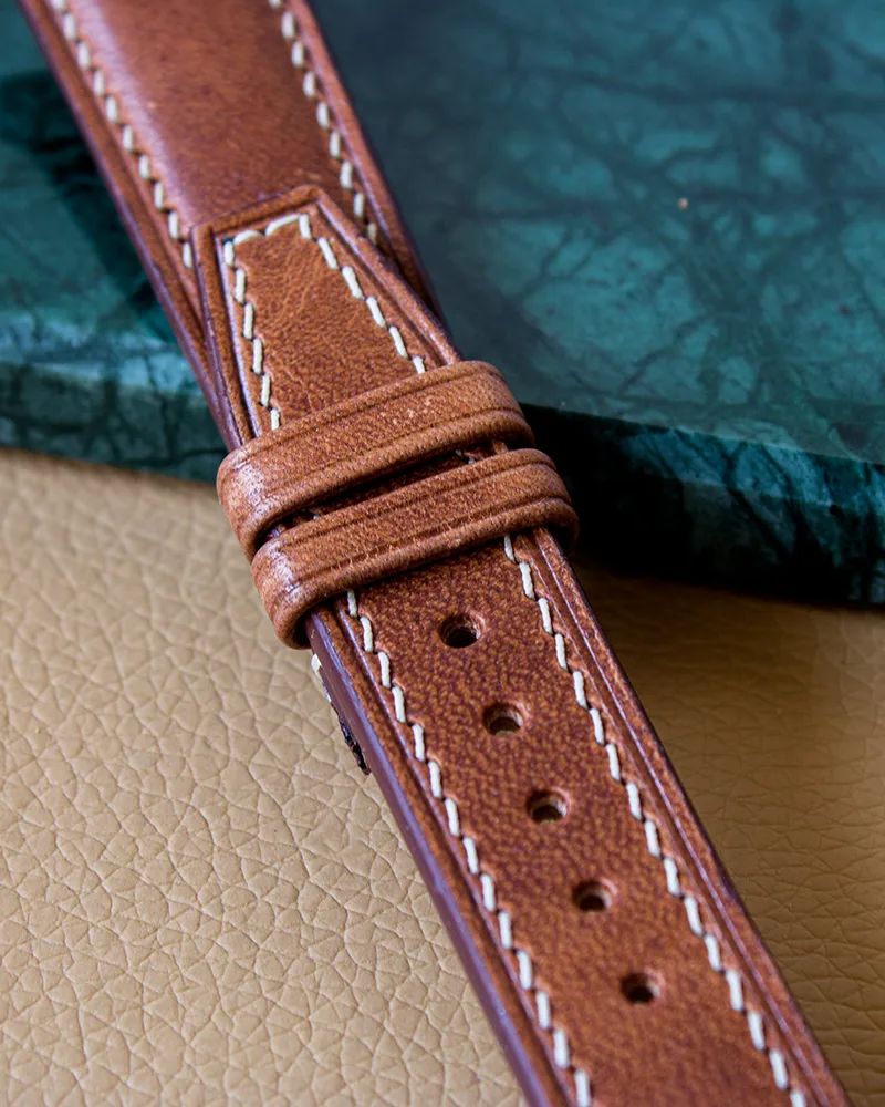 Natural Tan Horween Dublin Watch Strap