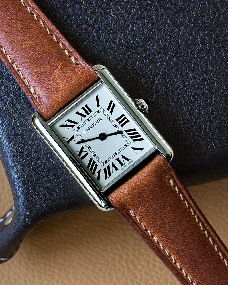 Natural Tan Horween Dublin Watch Strap