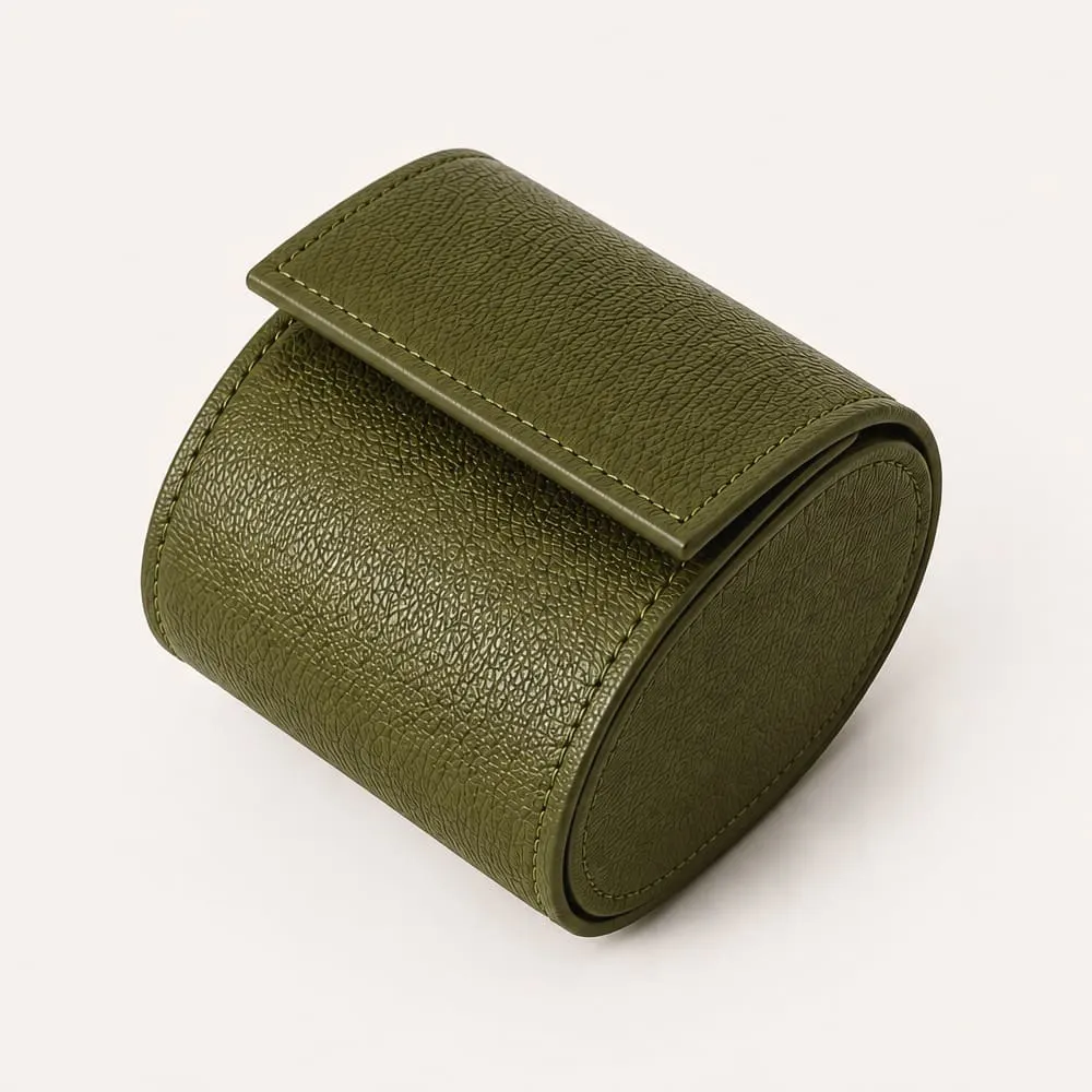 Olive 1 Watch Travel Watch Case Olive 1 Watch Travel Watch Case