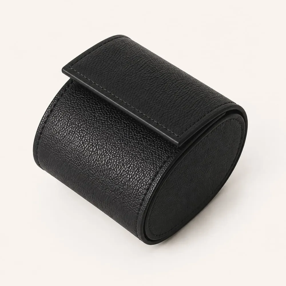 Black 1 Watch Travel Watch Case Black 1 Watch Travel Watch Case