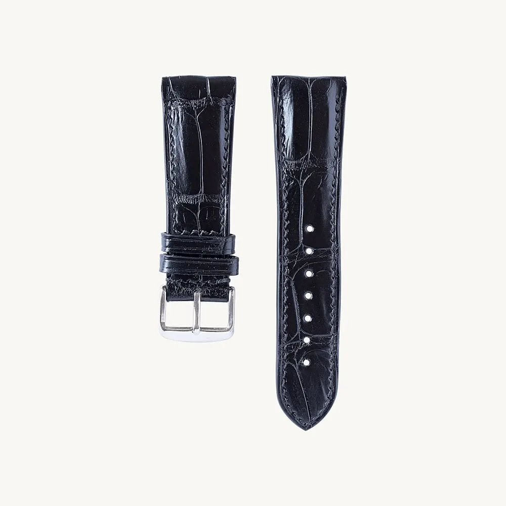Black Alligator Watch Strap