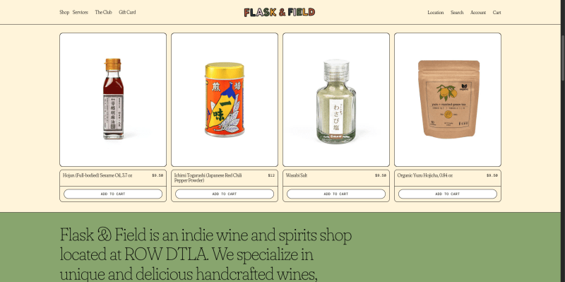 Flask & Field