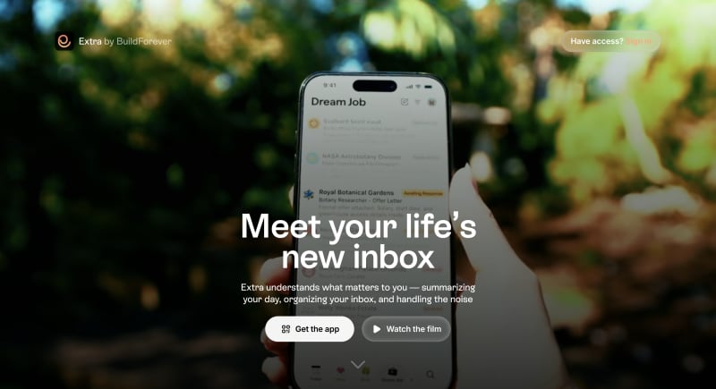 Extra - Your life's inbox