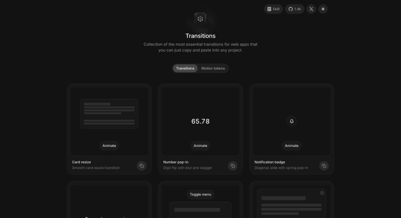 Transitions.dev