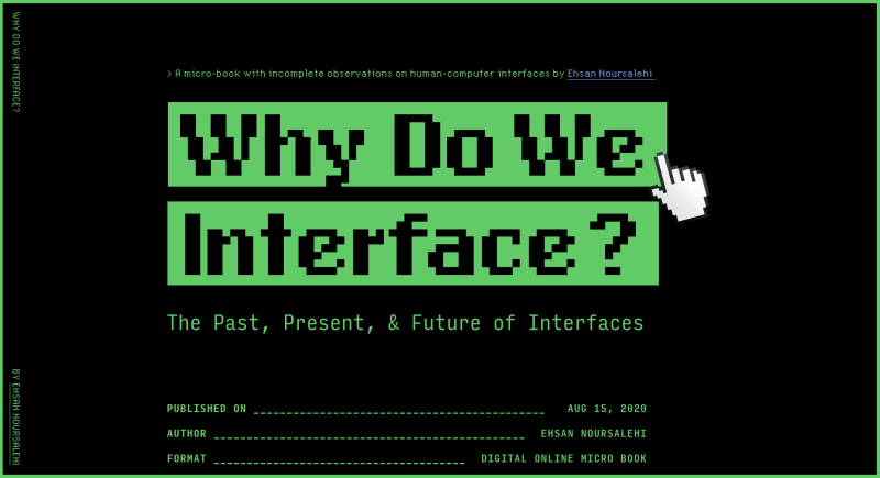 Why Do We Interface?
