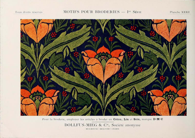Motifs pour broderies : Dillmont, Thérèse de, 1846-1890 : Free Download, Borrow, and Streaming : Internet Archive