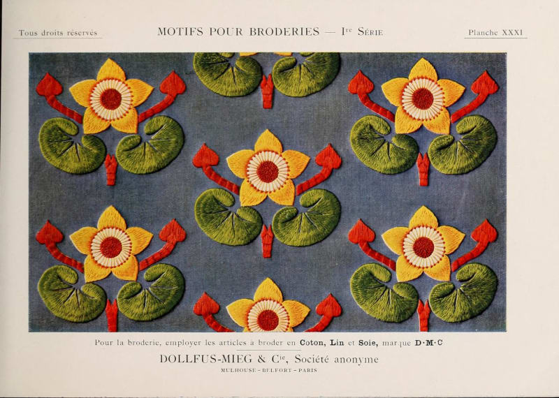 Motifs pour broderies : Dillmont, Thérèse de, 1846-1890 : Free Download, Borrow, and Streaming : Internet Archive