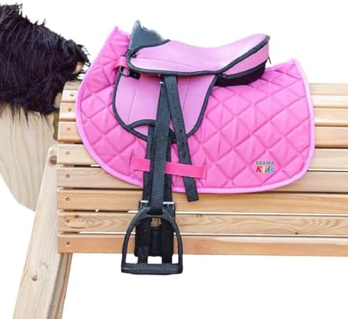 Vue 4 de Selle Enfant Équitation Sécurité Légère